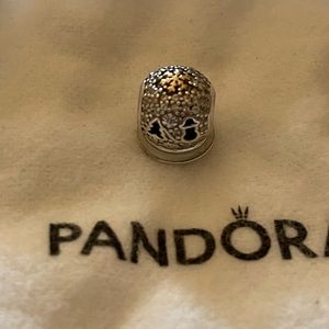 Retired Pandora 2015 snow globe charm